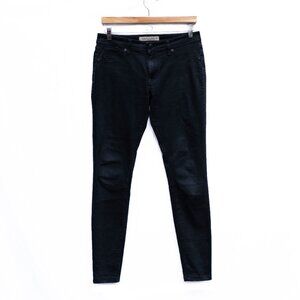 Burberry Brit Black Skinny Jeans Women’s 31x30 Low Rise Grunge Minimalist Denim